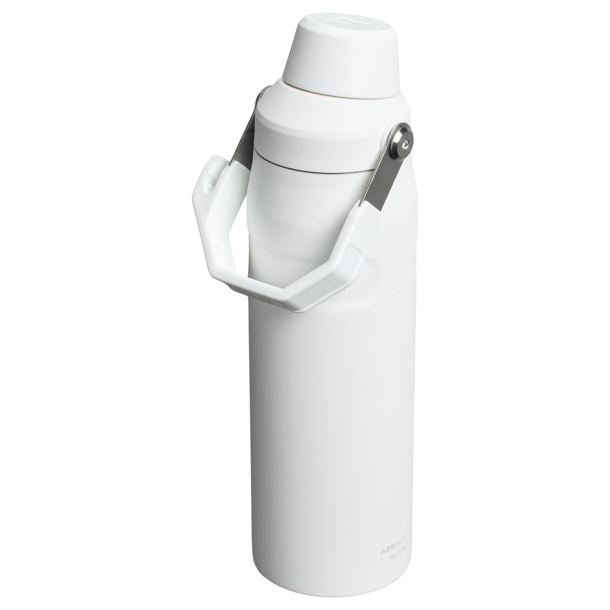 Stanley 24 OZ IceFlow Aerolight Stainless SteelWater Bottle In Frost White