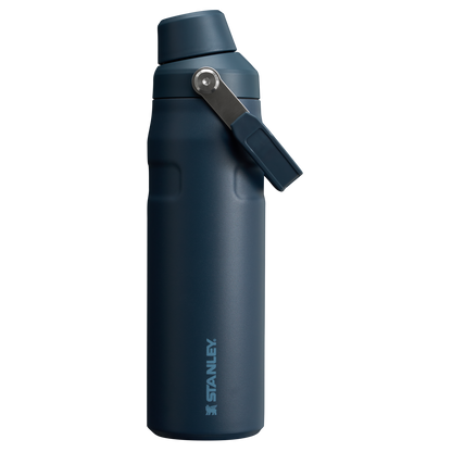 Stanley IceFlow Water Bottle with Fast Flow Lid 24 OZ In Navy Blue