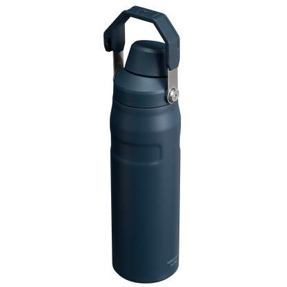 Stanley IceFlow Water Bottle with Fast Flow Lid 24 OZ In Navy Blue