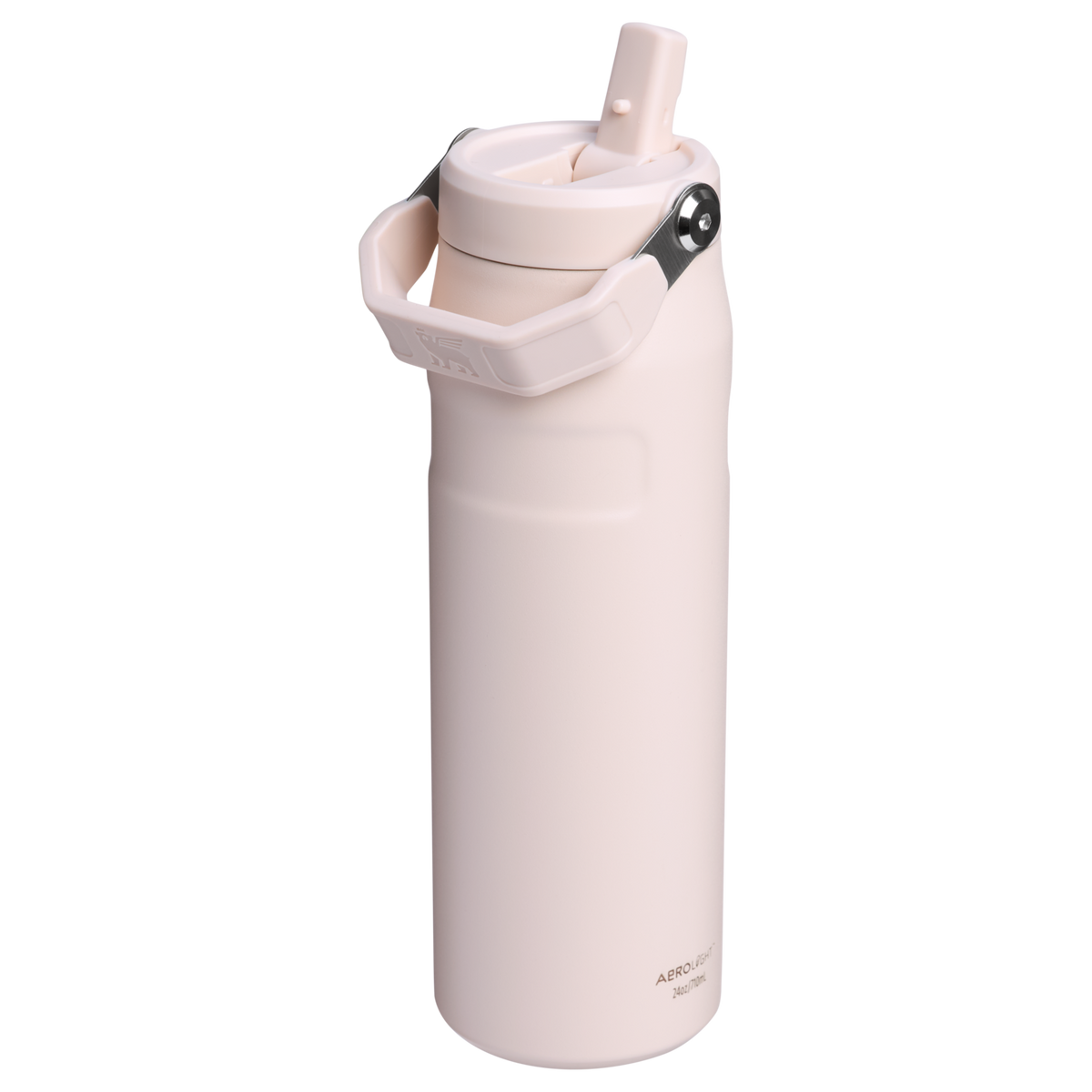 Stanley IceFlow Aerolight Water Bottle With Flip Straw 24O in Gilded Sugar Pink