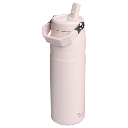 Stanley IceFlow Aerolight Water Bottle With Flip Straw 24O in Gilded Sugar Pink