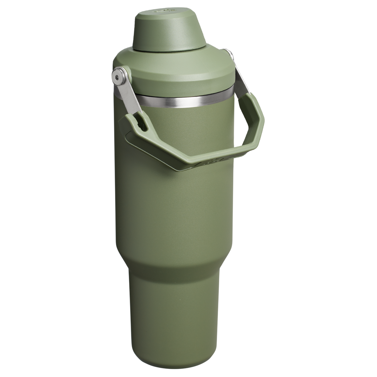 Stanley 40 OZ Ice Flow Fast Flow Insulated Tumbler In Dried Pine Green