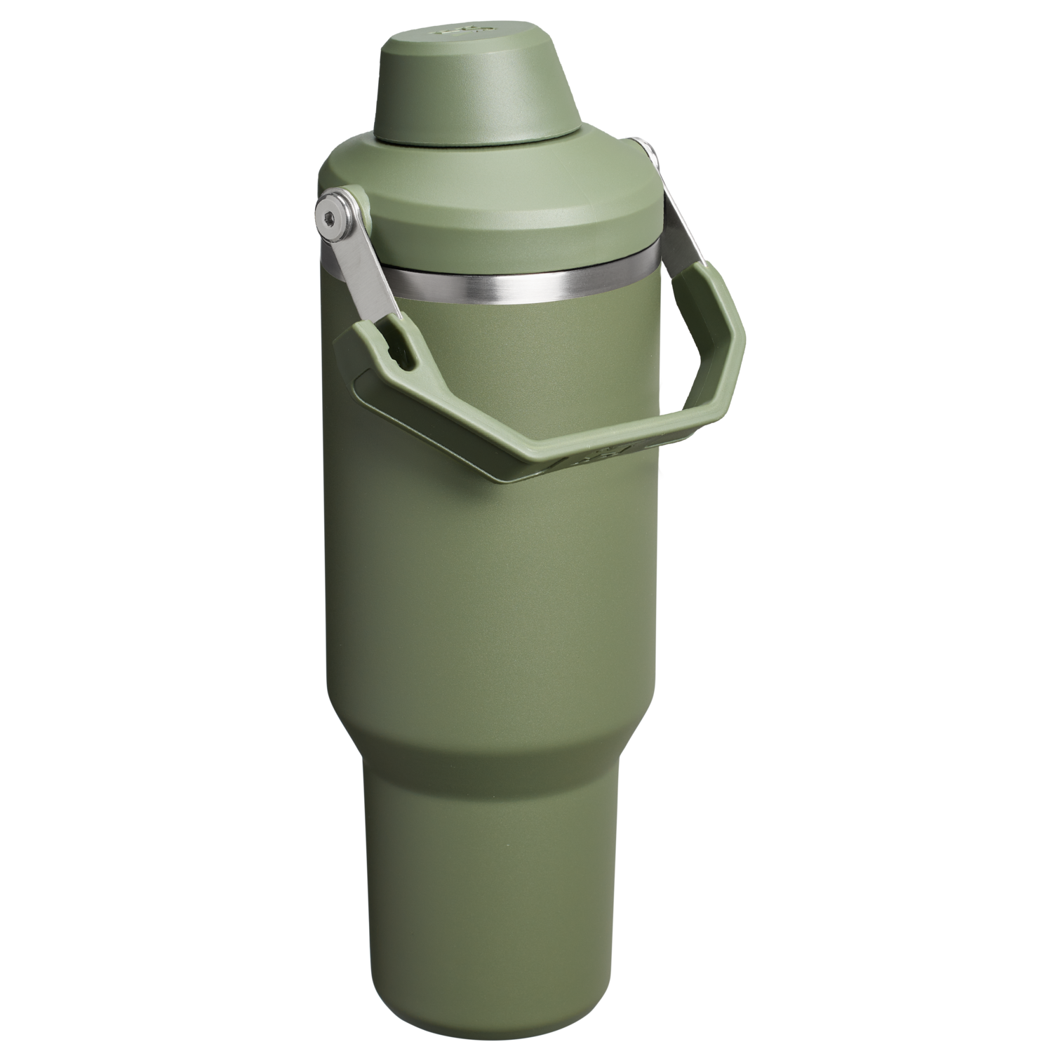 Stanley 40 OZ Ice Flow Fast Flow Insulated Tumbler In Dried Pine Green