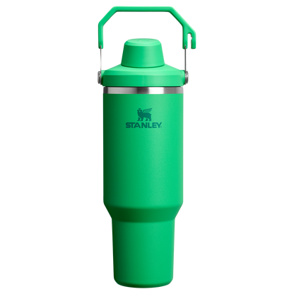 Stanley 40 OZ Ice Flow Fast Flow Insulated Tumbler In Meadow Green