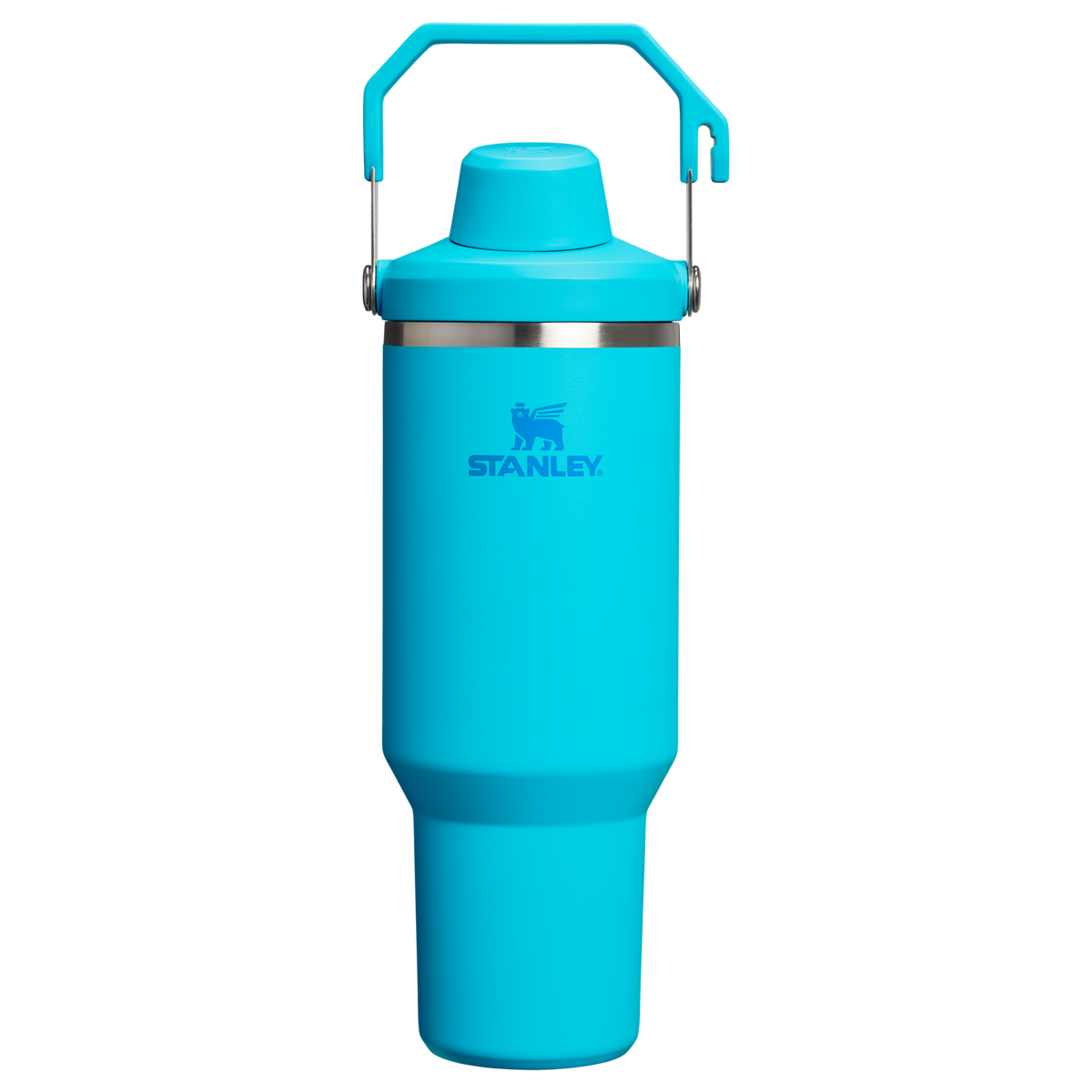 Stanley 40 OZ Ice Flow Fast Flow Insulated Tumbler In Splash Blue