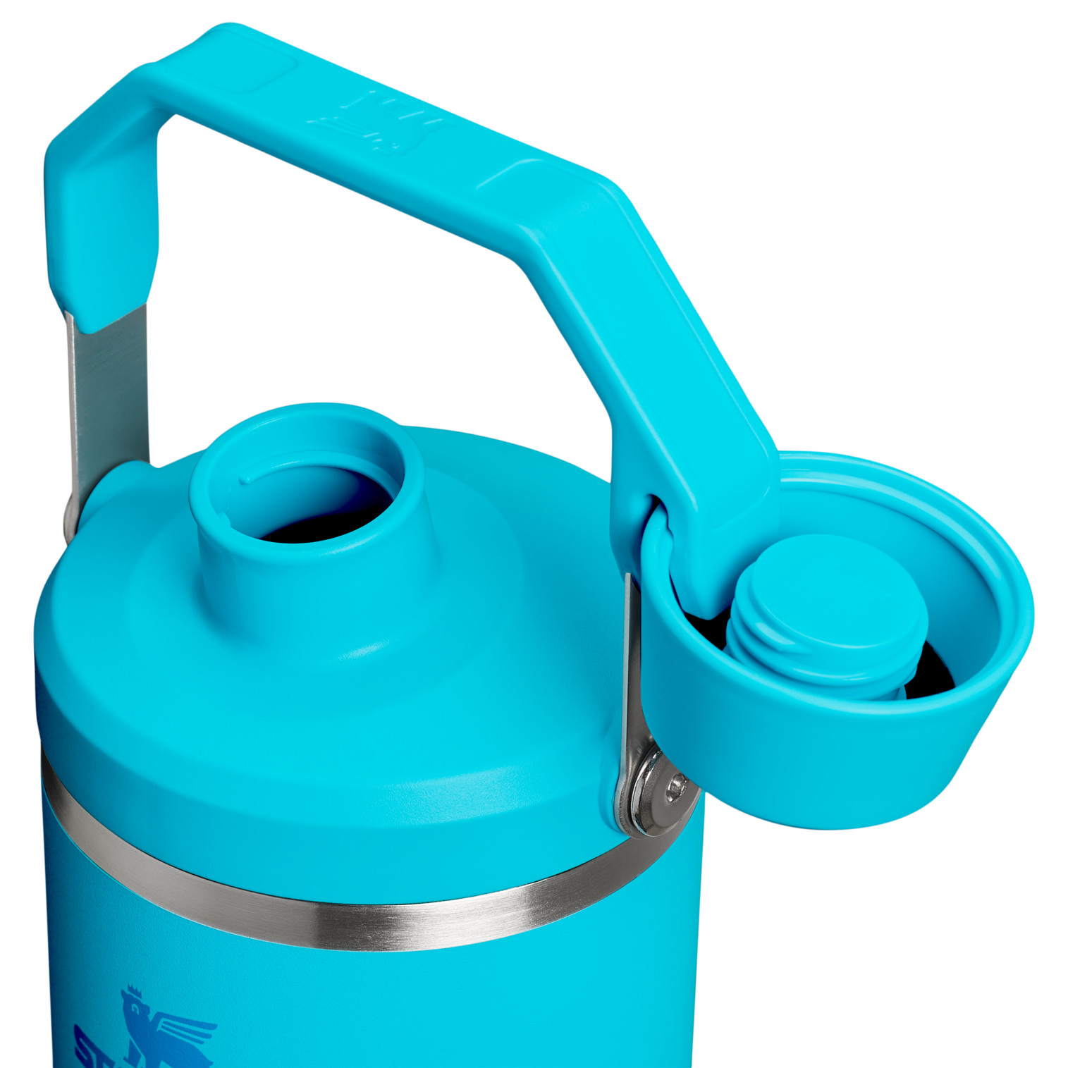 Stanley 40 OZ Ice Flow Fast Flow Insulated Tumbler In Splash Blue