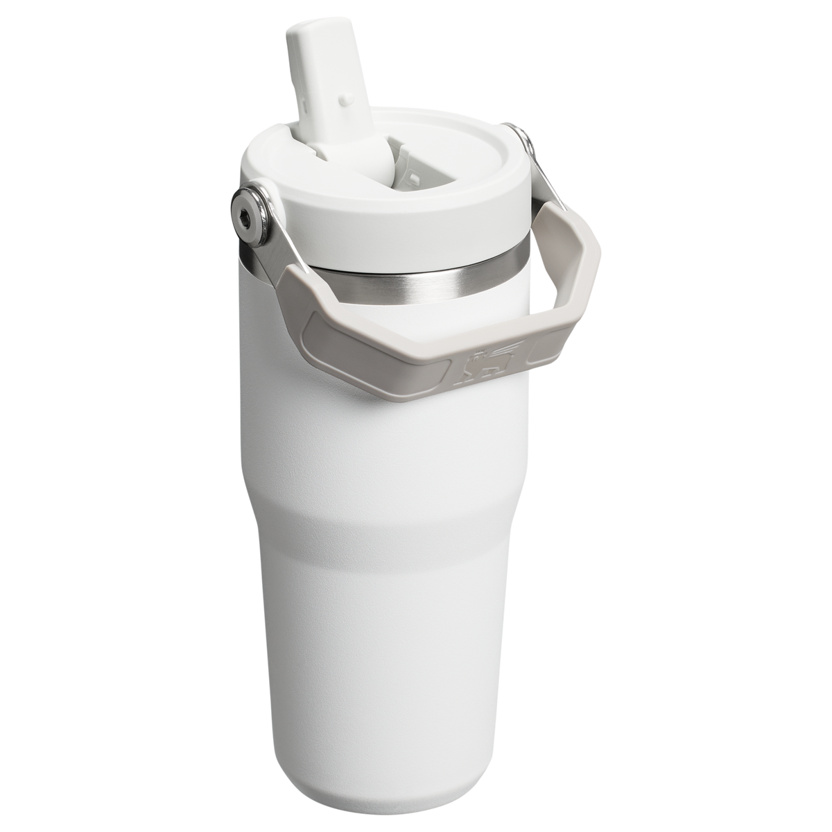 Stanley 14 OZ Ice Flow Flip Straw Tumbler In Frost White