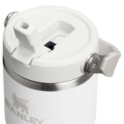 Stanley 14 OZ Ice Flow Flip Straw Tumbler In Frost White