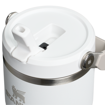 Stanley 20 OZ IceFlow Flip Straw Insulated Tumbler In Frost White