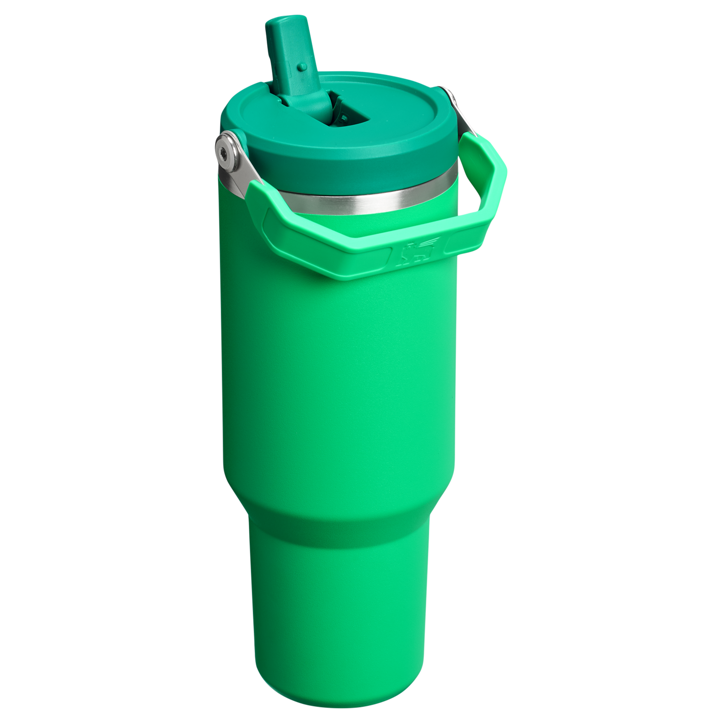 Stanley 40 OZ Ice Flow Flip Straw Insulated Tumbler In Meadow Green