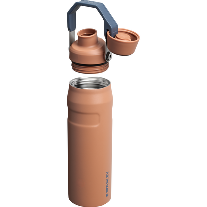 Stanley 16 OZ IceFlow Aerolight Water Bottle With Flip Straw In Toast Tan
