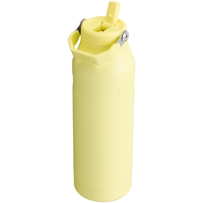 Stanley IceFlow Aerolight stainless steel water bottle in Pomelo with Flip Straw