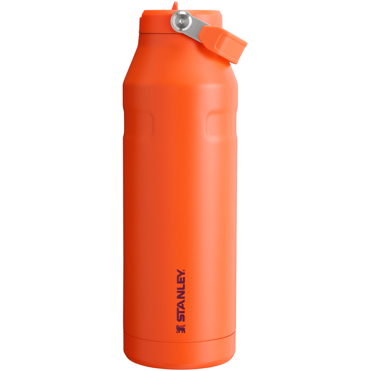 Stanley IceFlow Aerolight stainless steel water bottle in Tigerlily Plum with Flip Straw