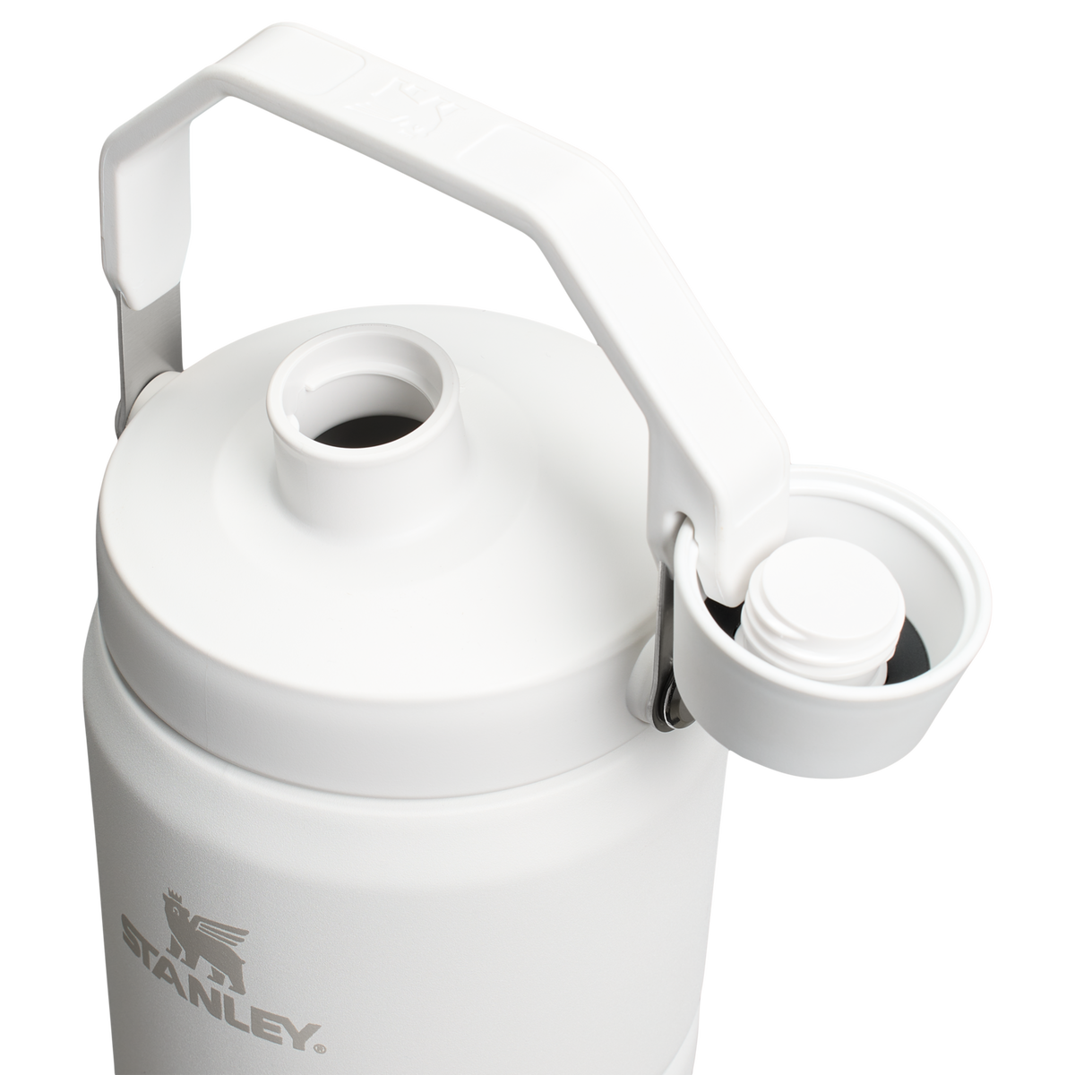 Stanley 40 OZ IceFlow Fast Flow Water Jug In Frost White