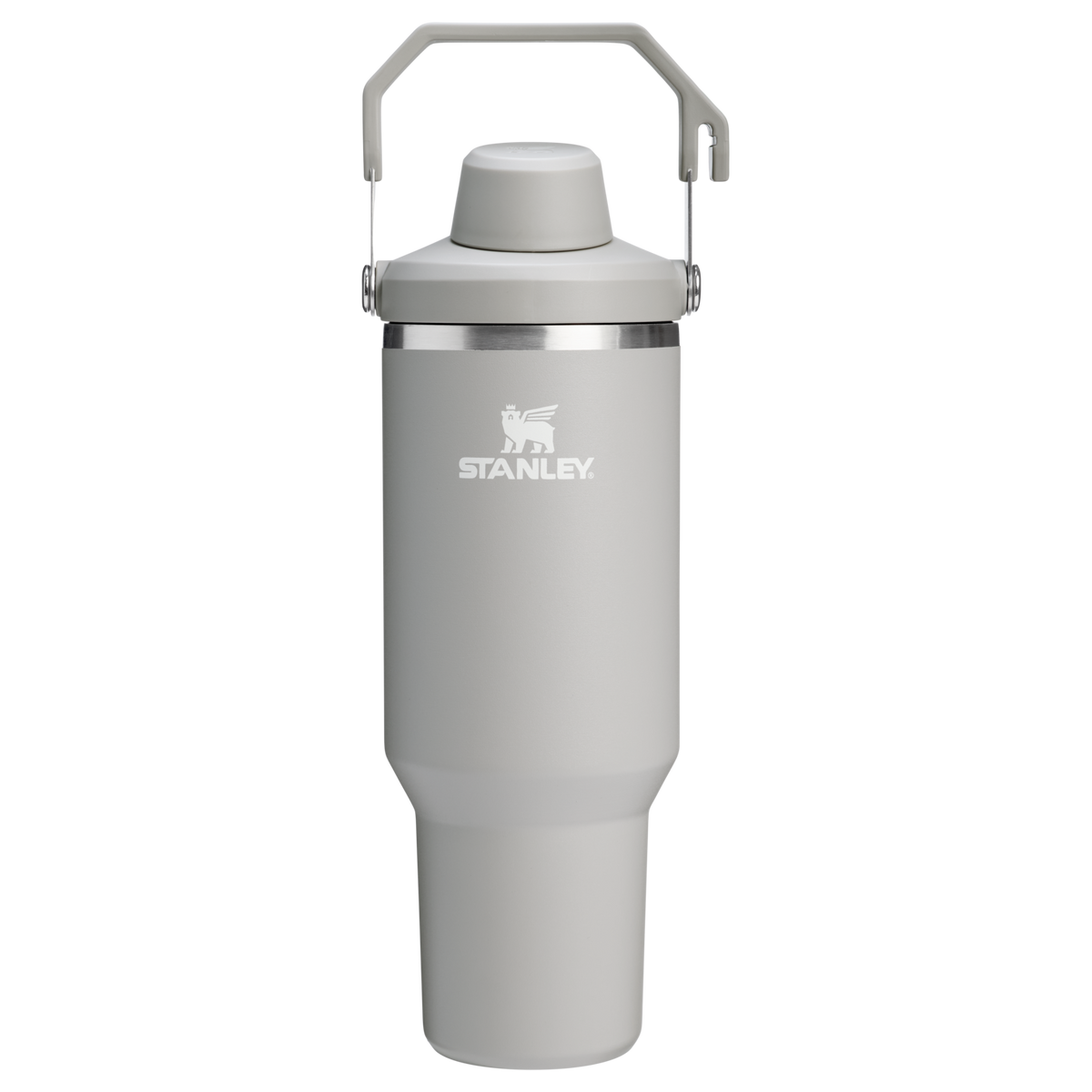 Stanley 40 OZ Ice Flow Fast Flow Insulated Tumbler In Ash Grey