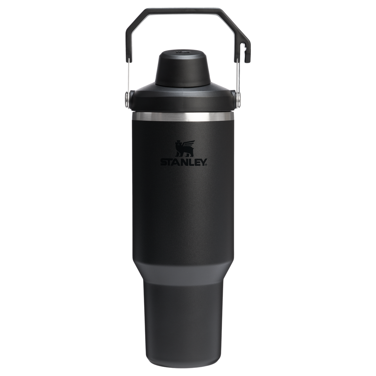 Stanley 40 OZ Ice Flow Fast Flow Insulated Tumbler In Black