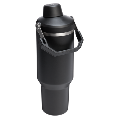 Stanley 40 OZ Ice Flow Fast Flow Insulated Tumbler In Black