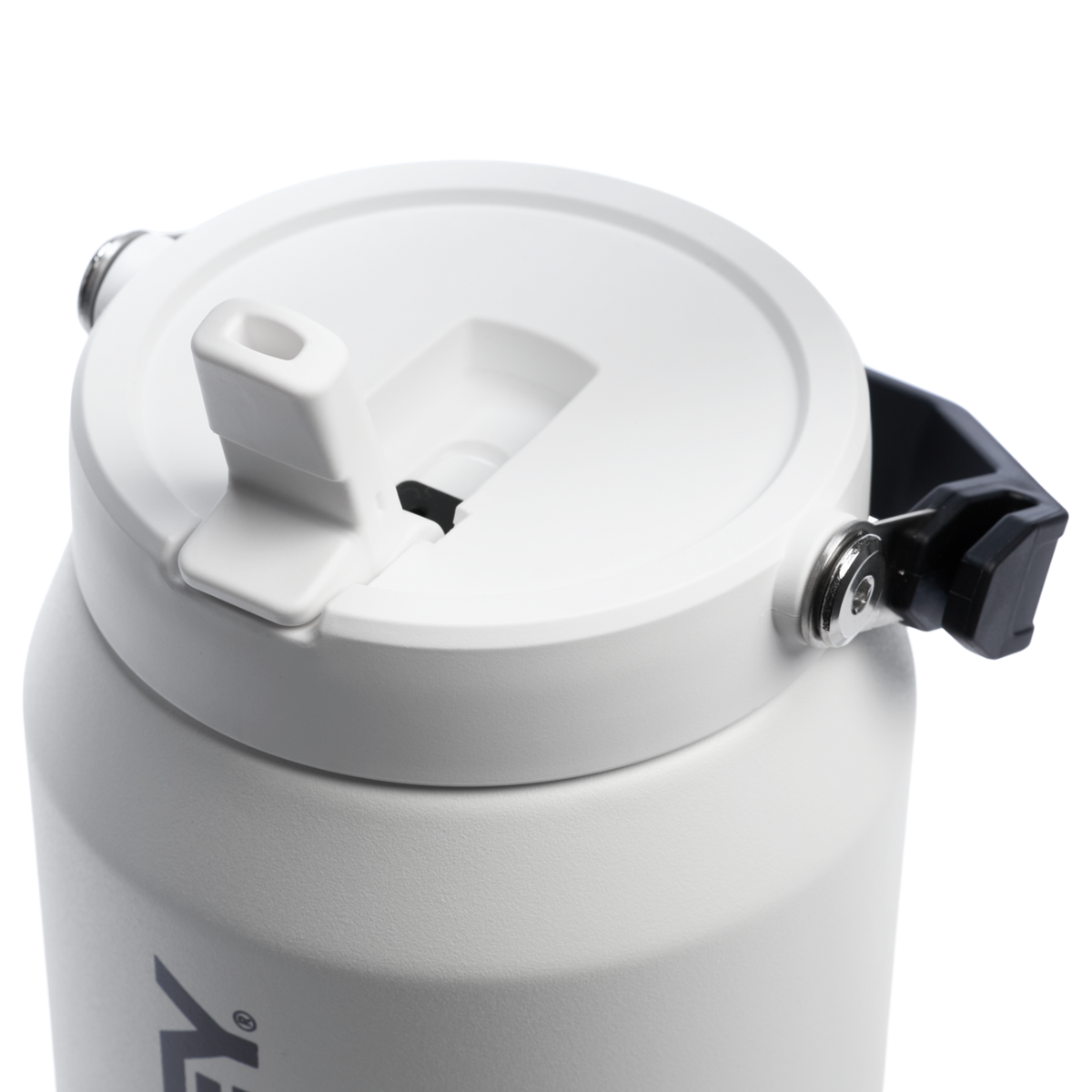 Stanley 64 OZ IceFlow Flip Straw Water Jug In Chalk White