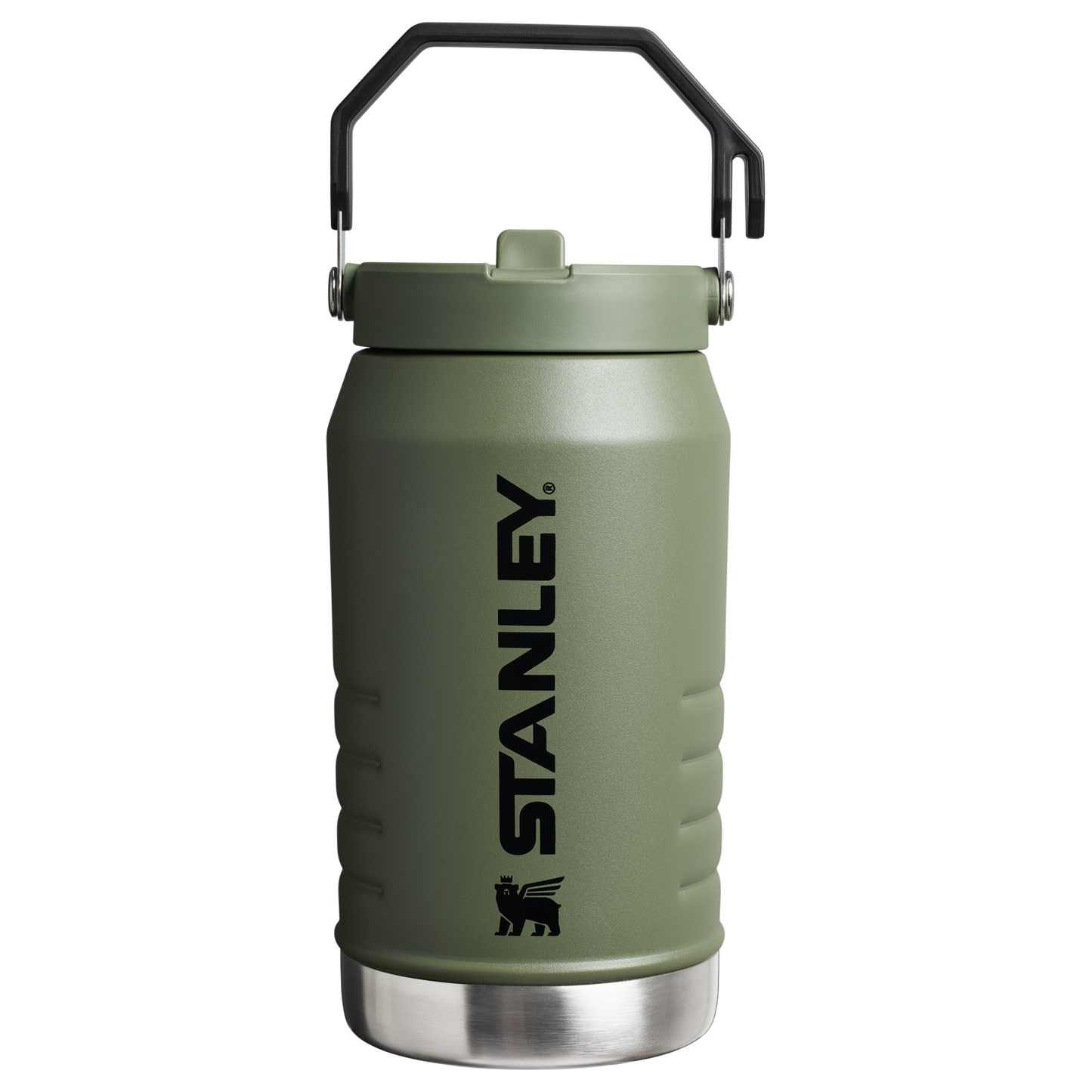 Stanley 64 OZ IceFlow Flip Straw Water Jug In Dried Pine Green