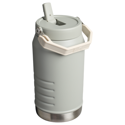 Stanley 64 OZ IceFlow Flip Straw Water Jug In Sage Grey