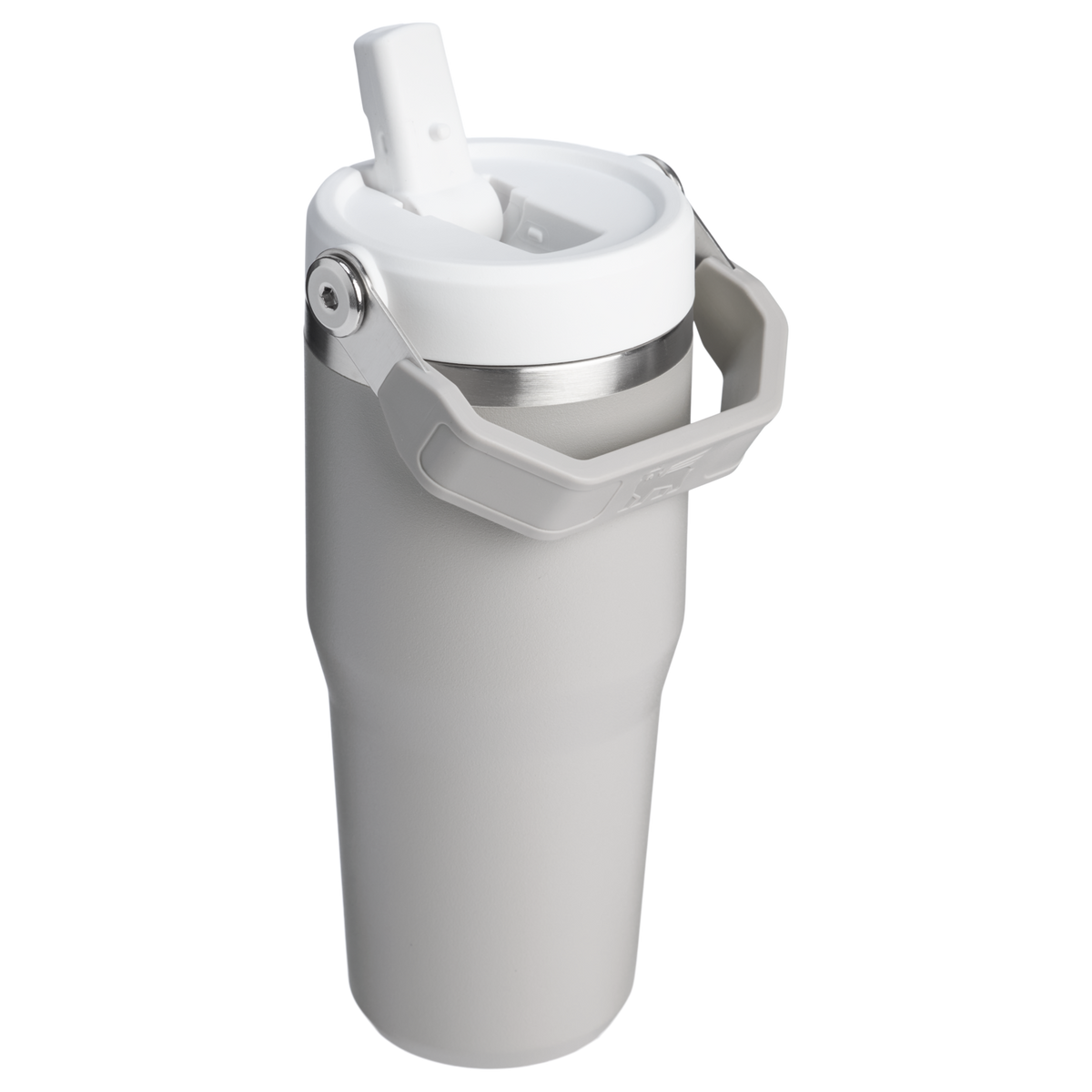 Stanley 14 OZ Ice Flow Flip Straw Insulated Tumbler In Ash Grey