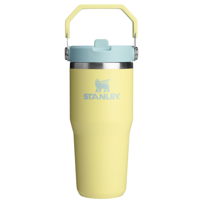 Stanley 14 OZ Ice Flow Flip Straw Insulated Tumbler In Pomelo Yellow