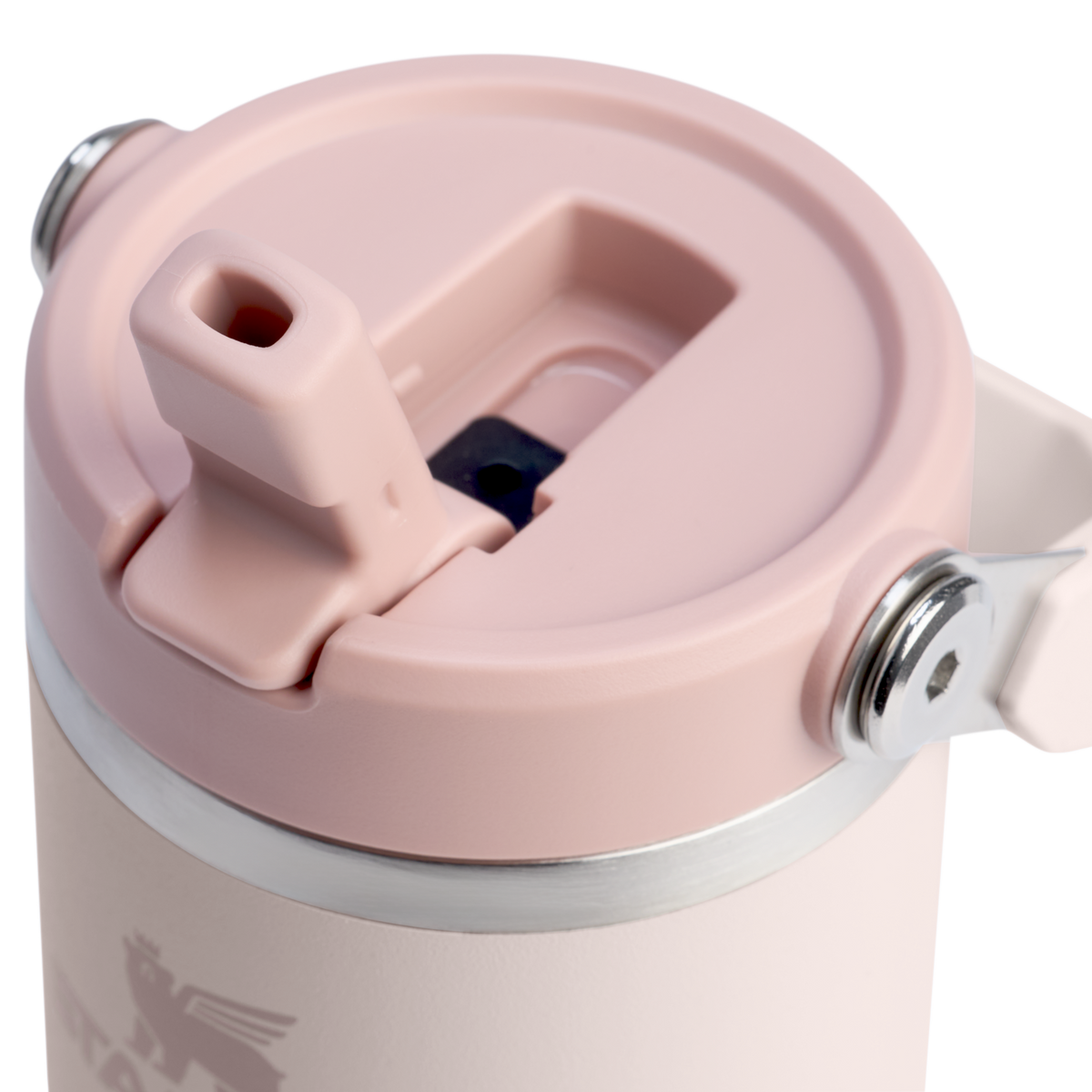 Stanley 14 OZ Ice Flow Flip Straw Tumbler In Rose Quartz Pink