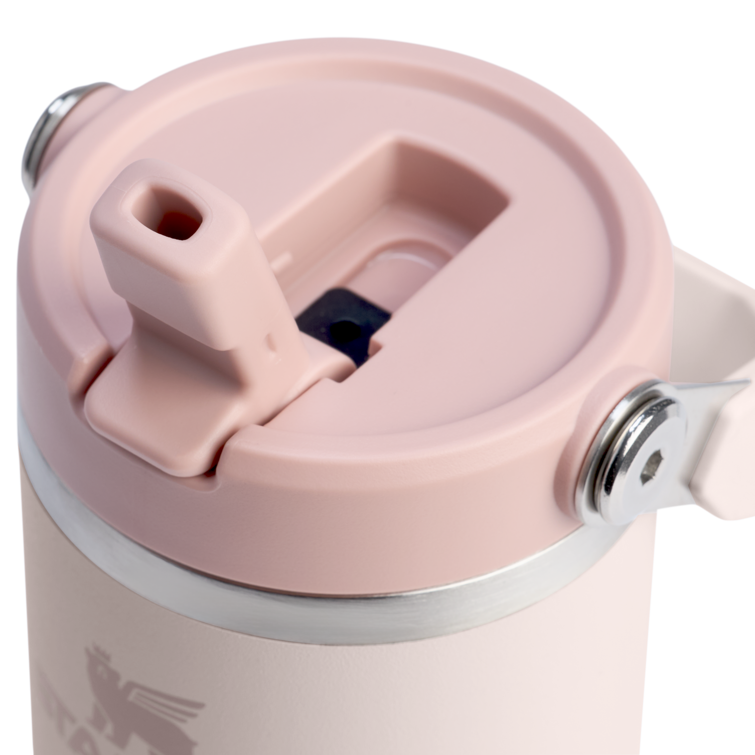 Stanley 14 OZ Ice Flow Flip Straw Tumbler In Rose Quartz Pink