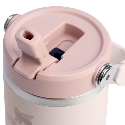Stanley 14 OZ Ice Flow Flip Straw Tumbler In Rose Quartz Pink