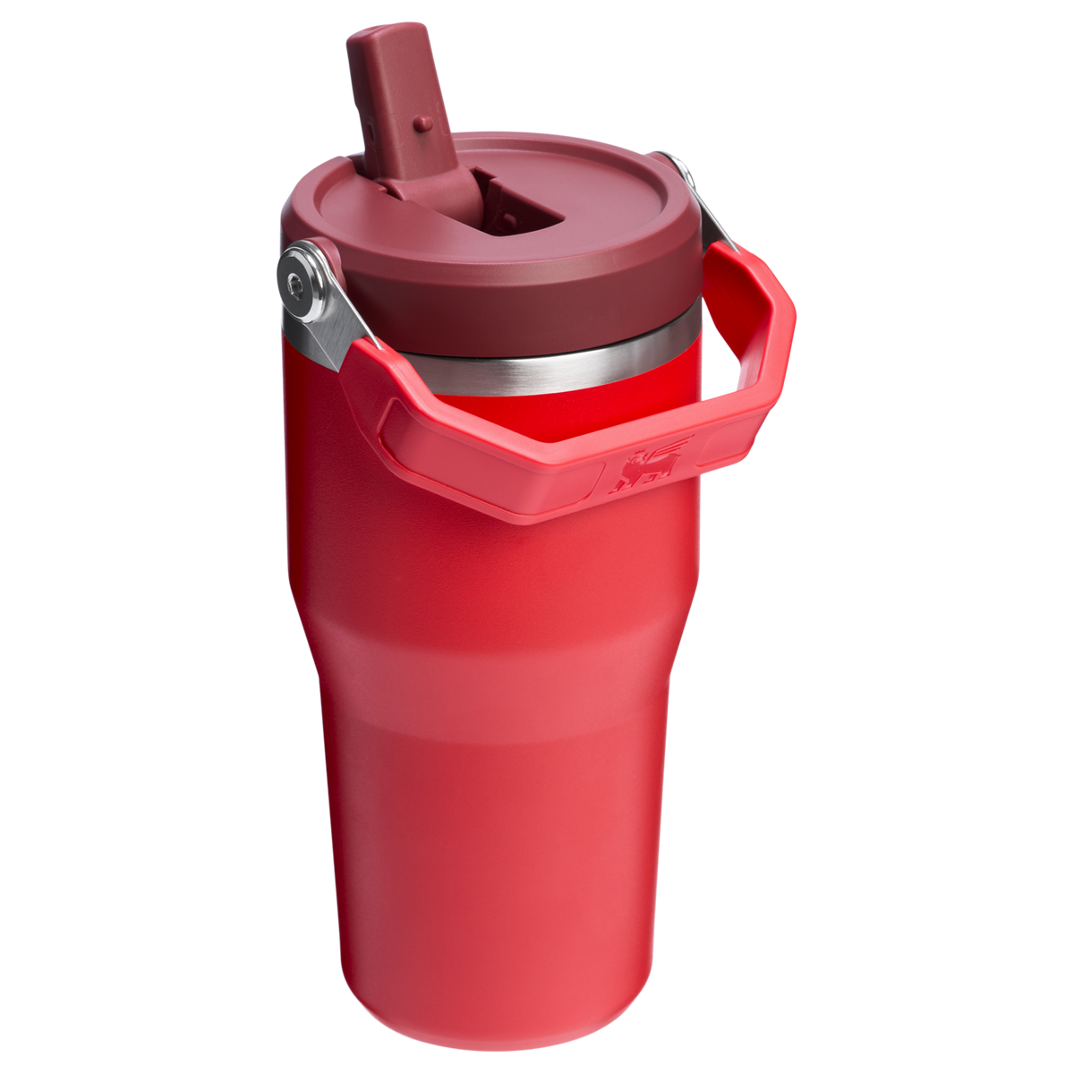 Stanley 20 OZ IceFlow Flip Straw Insulated Tumbler In Chili Red