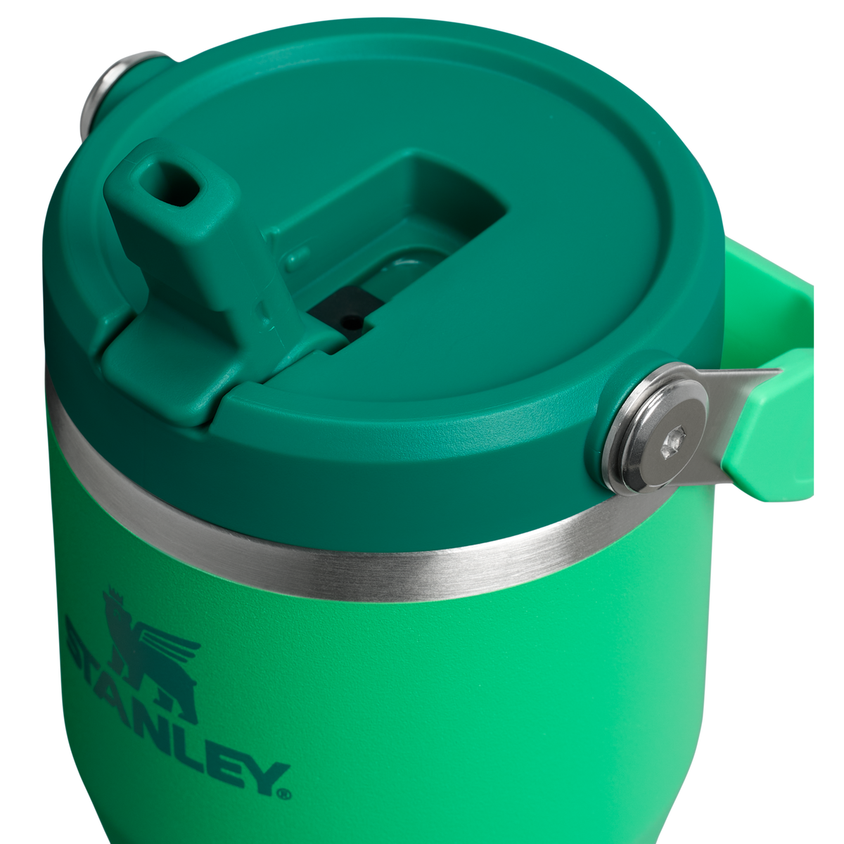 Stanley 20 OZ IceFlow Flip Straw Insulated Tumbler In Meadow Green