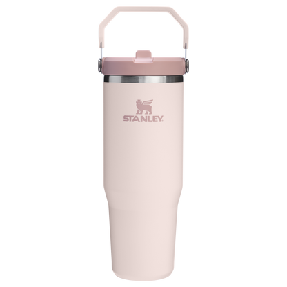 Stanley 30 OZ IceFlow Flip Straw Tumbler In Rose Quartz Pink