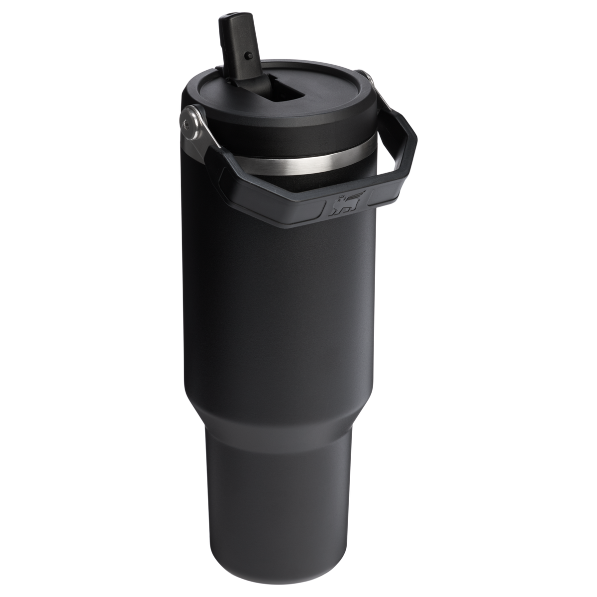 Stanley 40 OZ Ice Flow Flip Straw Insulated Tumbler In Black