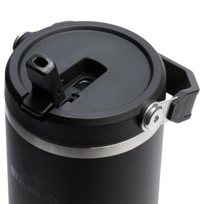 Stanley 40 OZ Ice Flow Flip Straw Insulated Tumbler In Black