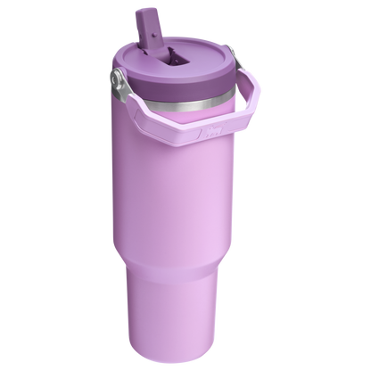 Stanley 40 OZ Ice Flow Flip Straw Insulated Tumbler In Lilac Purple