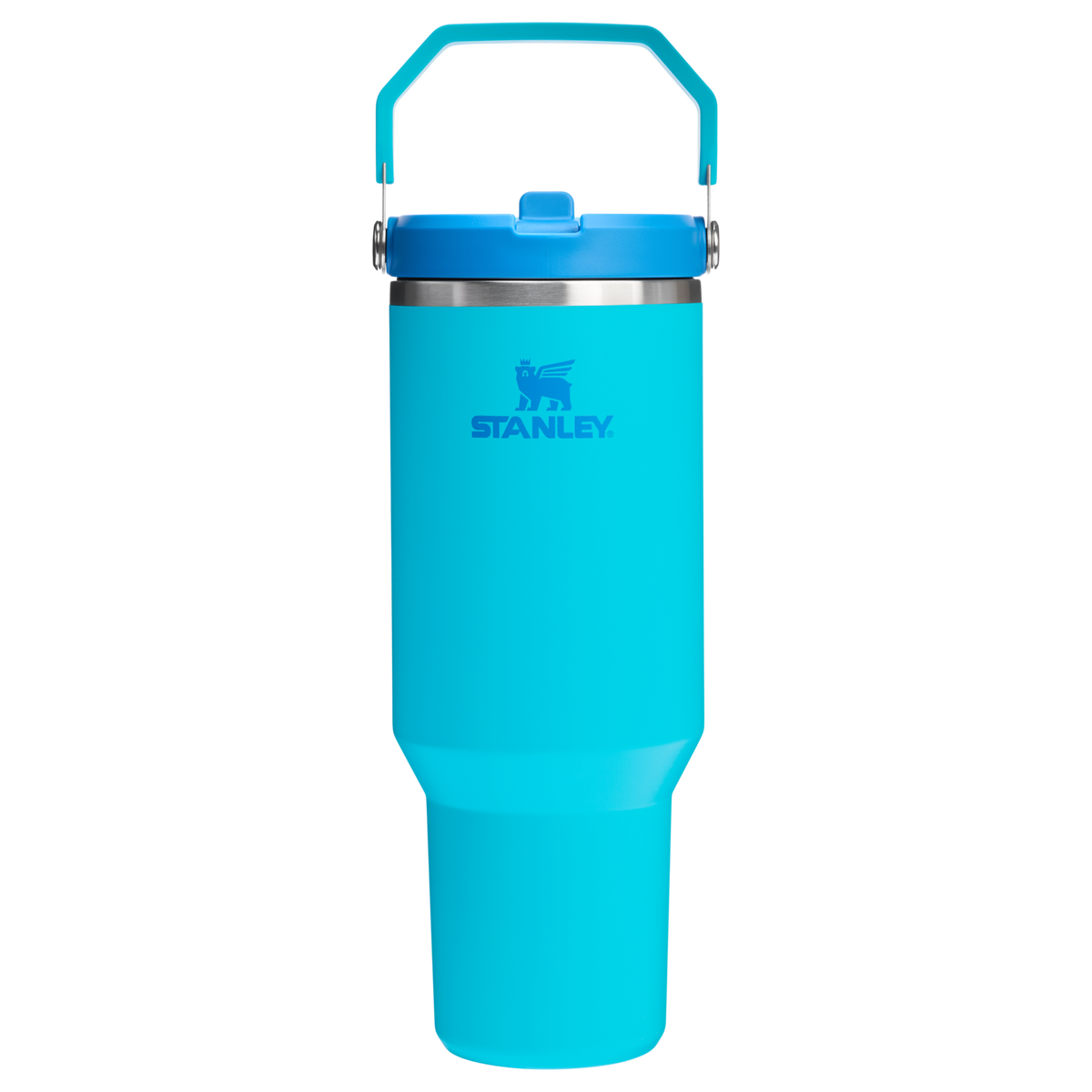 Stanley 40 OZ Ice Flow Flip Straw Insulated Tumbler In Splash Purple