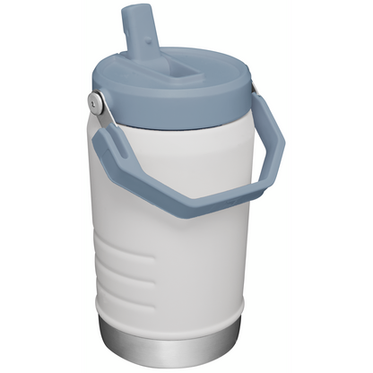 Stanley 40 OZ IceFlow Flip Straw Insulated Water Jug In Fog Grey