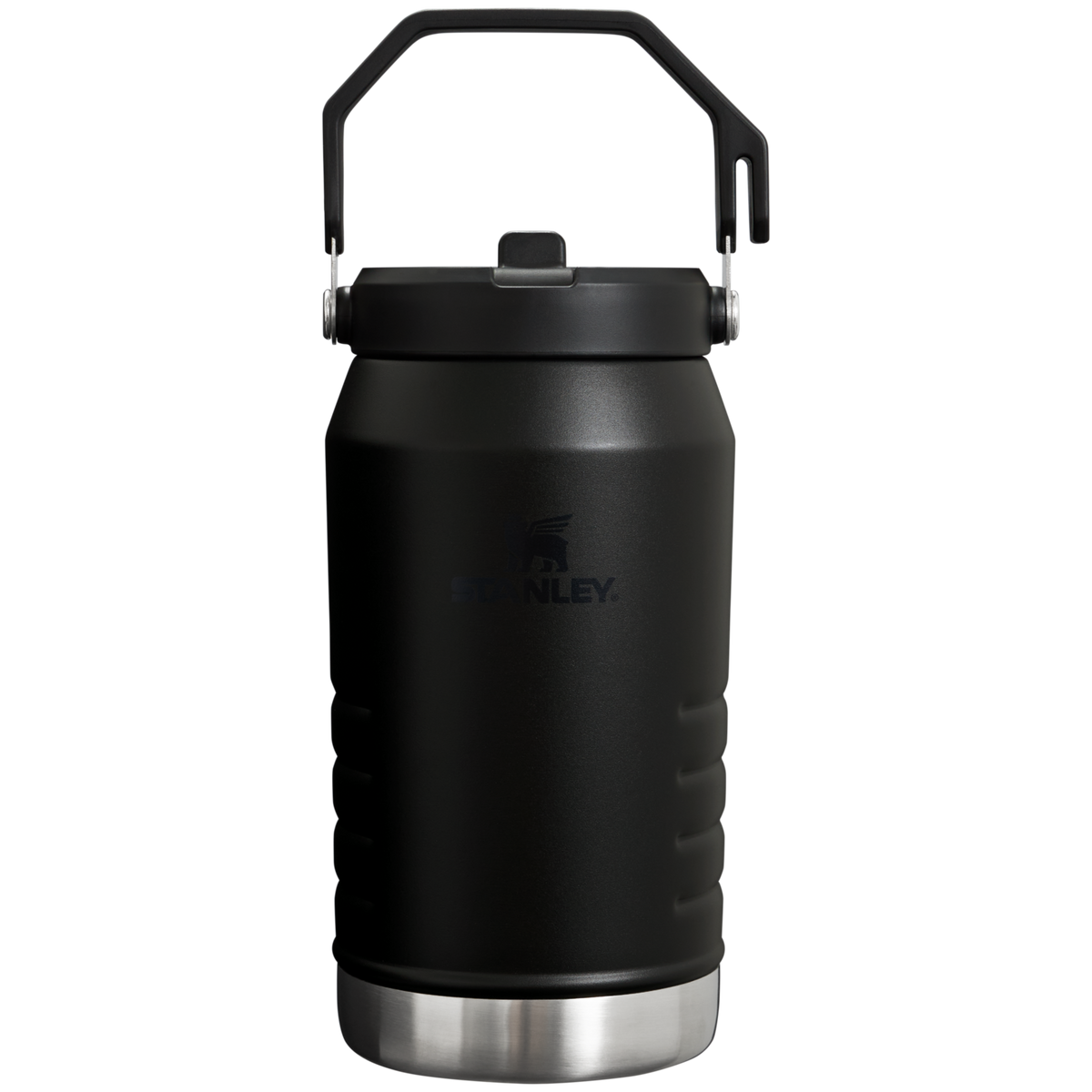 Stanley IceFlow 64 oz Stainless Steel Tumbler in Black with flip straw lid
