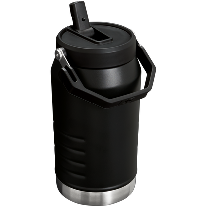 Stanley IceFlow 64 oz Stainless Steel Tumbler in Black with flip straw lid