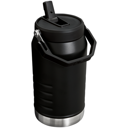 Stanley IceFlow 64 oz Stainless Steel Tumbler in Black with flip straw lid