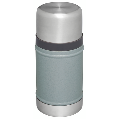 The Stanley Legendary Classic Insulated Food Jar 24OZ In Hammertone Silver