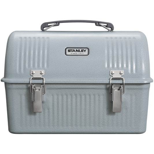 Stanley Legendary Classic Metal Lunch Box 10 QT In Hammertone Silver