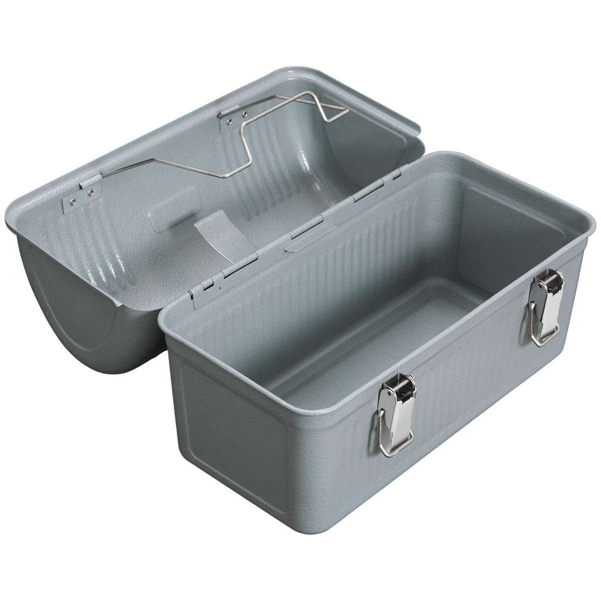 Stanley Legendary Classic Metal Lunch Box 10 QT In Hammertone Silver