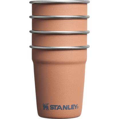 Stanley Pre-Party Shot Glass Set 2 OZ In. Toast Tan