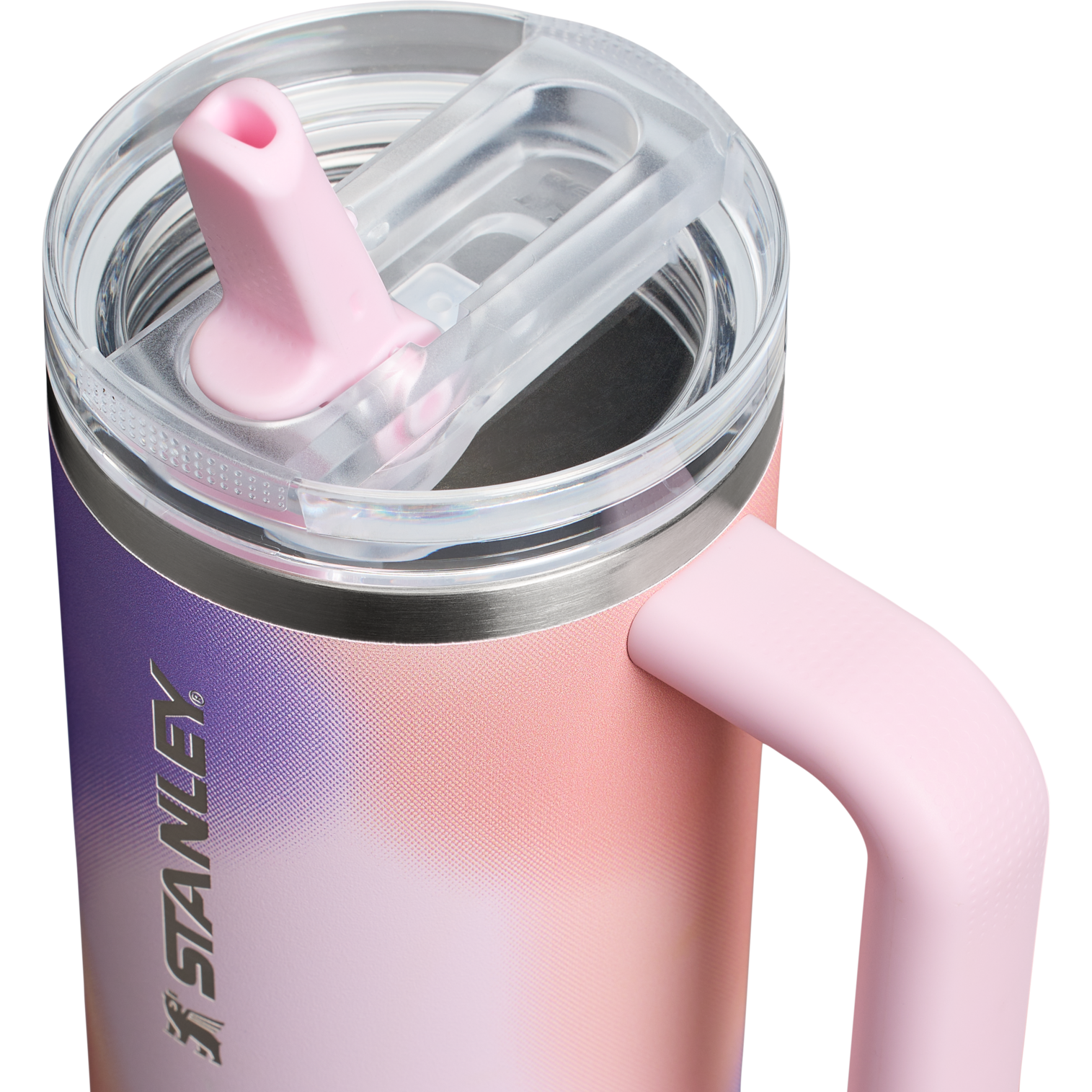 Stanley 30 OZ New Frequency ProTour Flip Straw Insulated Tumbler Cup In Rose Petal Motion