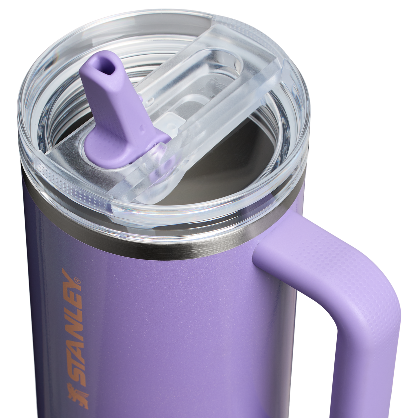 Stanley 40 OZ New Frequency Quencher Insulated Tumbler Cup In Periwinkle Shimmer Purple