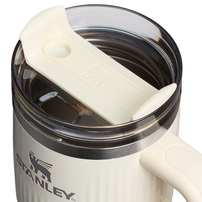 Stanley 20 OZ Quencher Fluted Insulate Tumbler In Cream White
