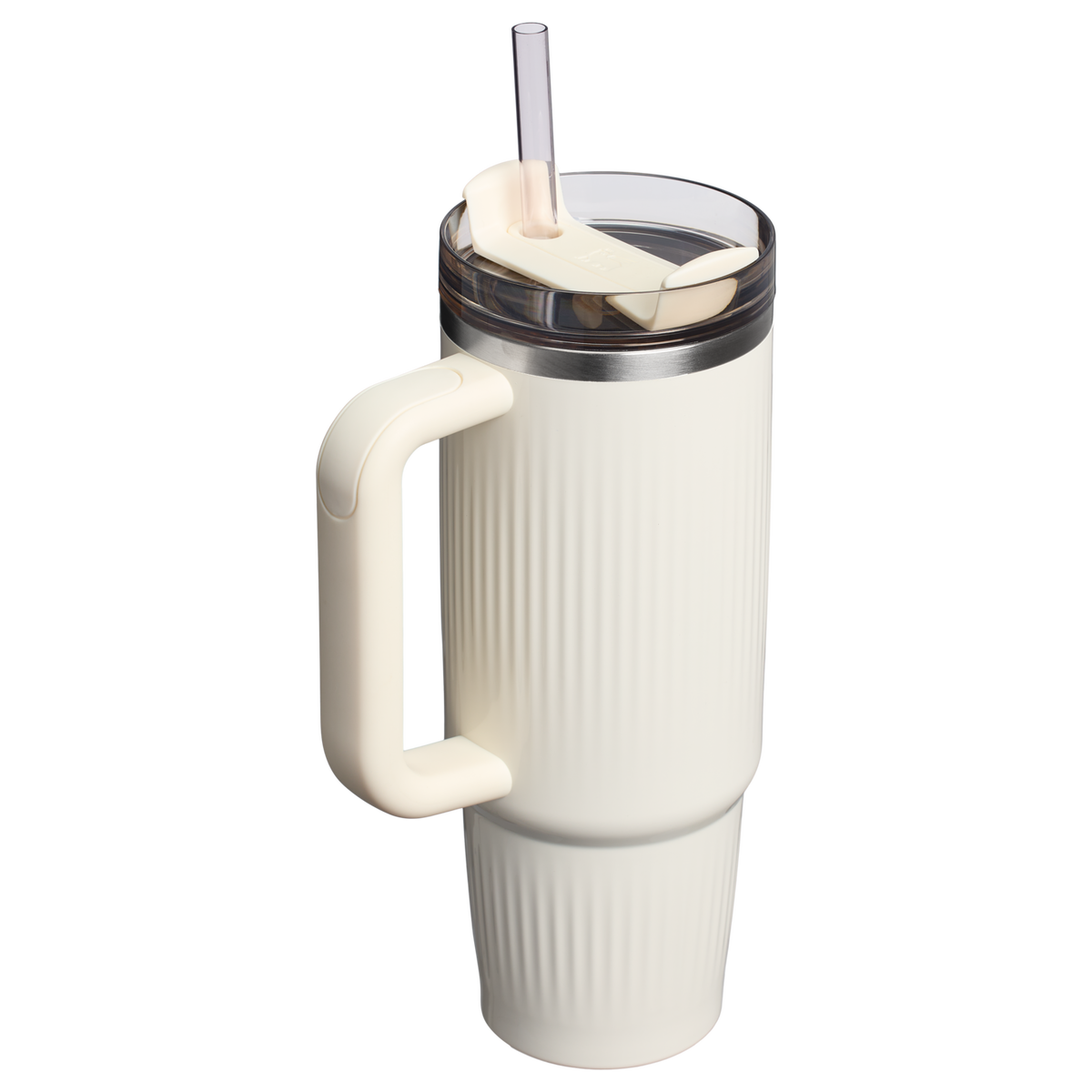 Stanley 30 OZ Quencher Fluted Insulate Tumbler In Cream White