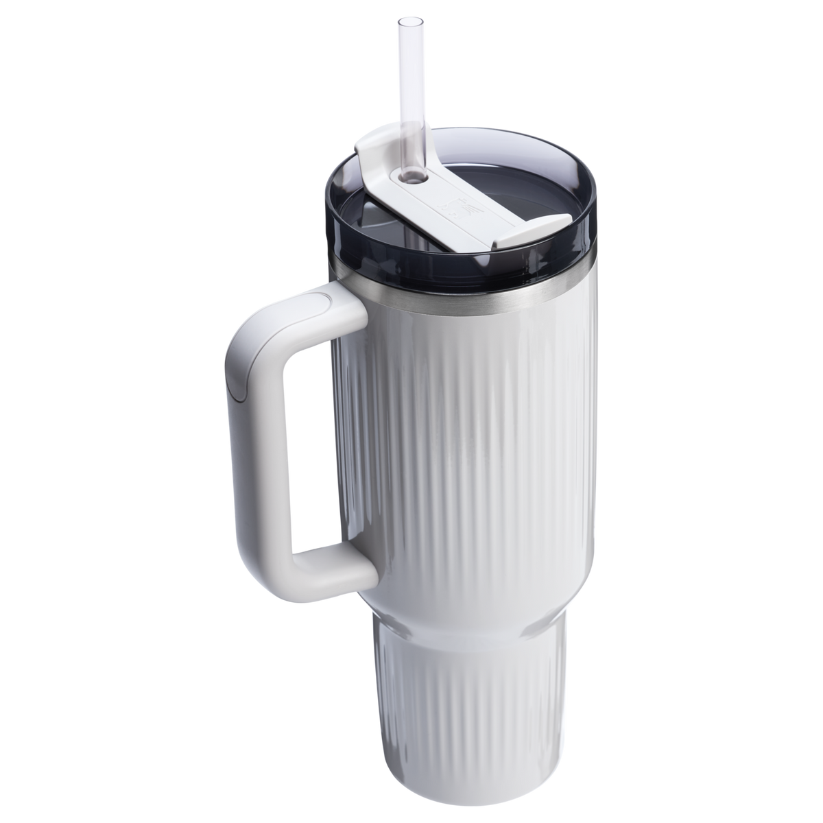 Stanley 40 OZ Quencher Fluted Insulate Tumbler In Ash Grey