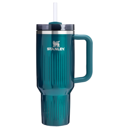 Stanley 40 OZ Quencher Fluted Insulate Tumbler In Marina Blue